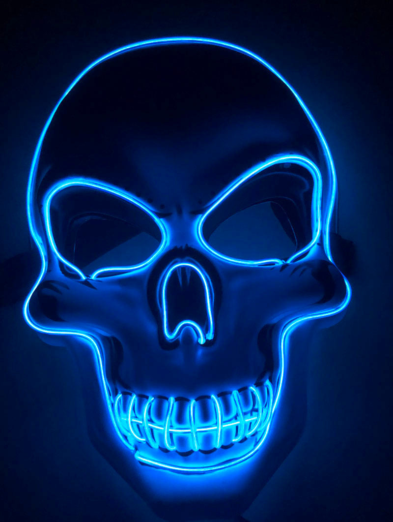 Halloween Maske mit LED-Leuchten