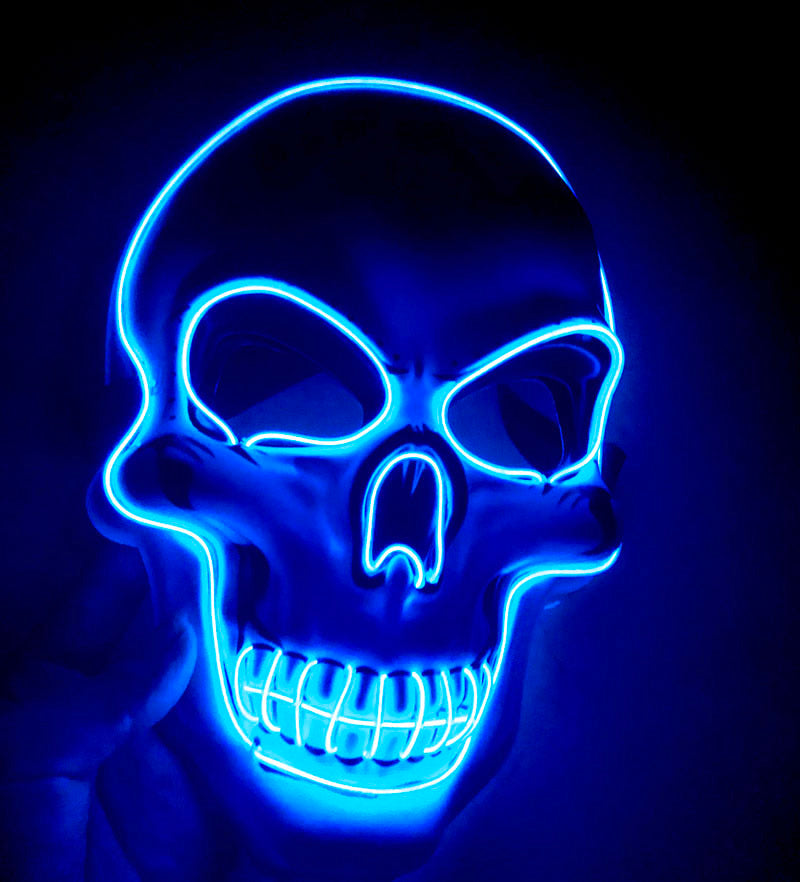 Halloween Maske mit LED-Leuchten