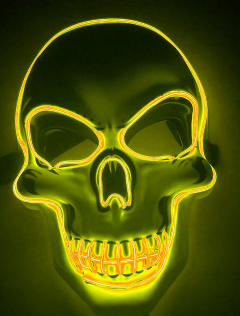 Halloween Maske mit LED-Leuchten